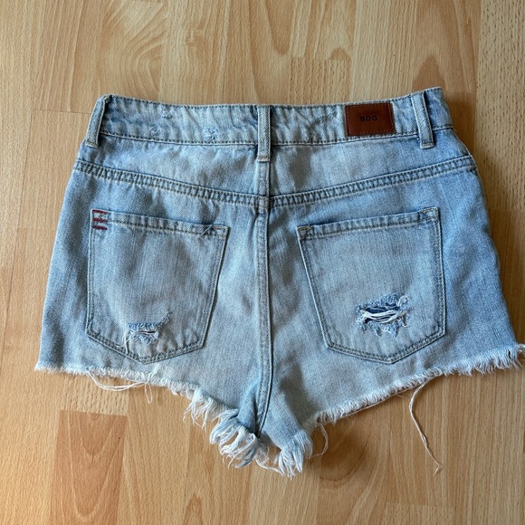 Urban Outfitters BDG Super High Rise Cheeky Jean Shorts - Picture 3 of 5